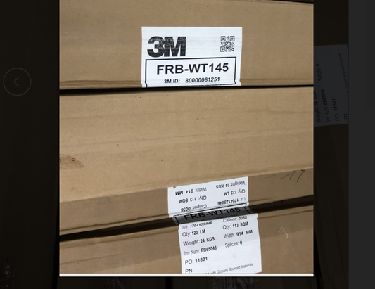 FRB-WT145 3M Flame Barrier , White, 5.8 mil, Large Roll