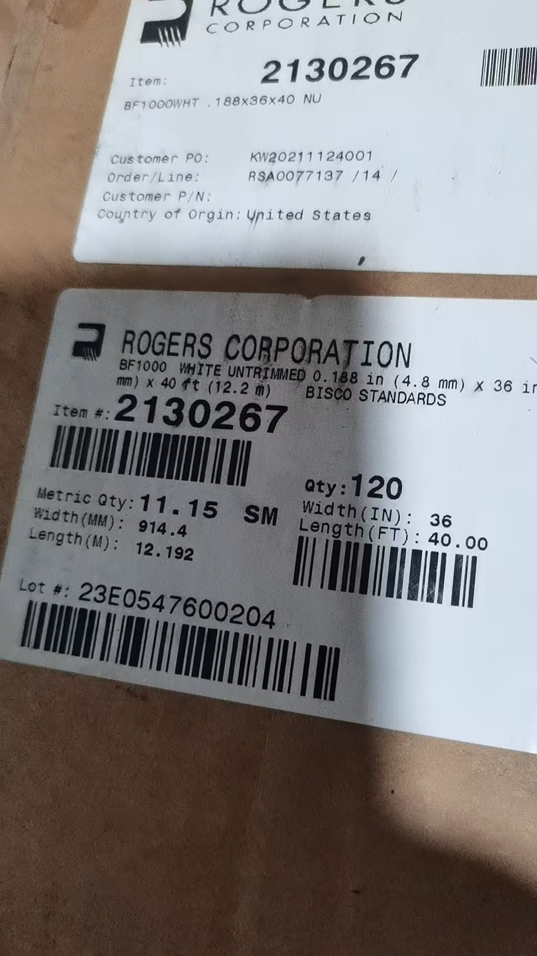 Rogers Poron & Bisco Silicone Series HT-800 BF100 Silicone Foam Data Sheet 4790 4701